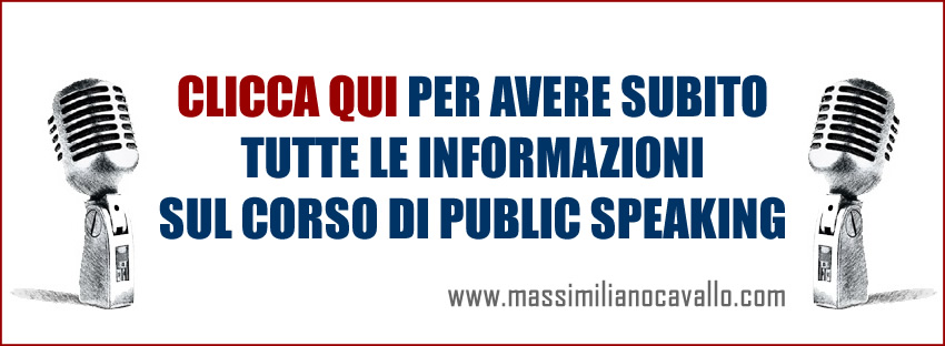 Corso public speaking parlare in pubblico