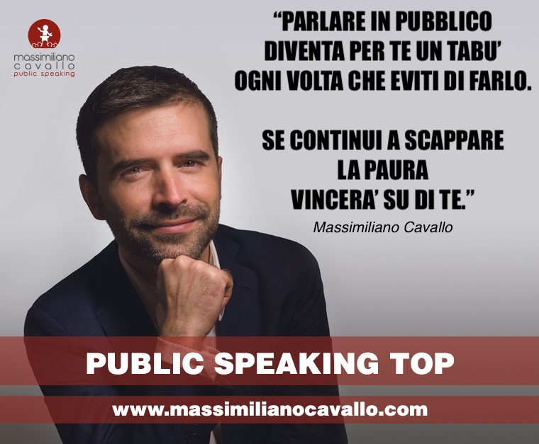 Come vincere la paura di parlare in pubblico con il Metodo Public Speaking Top